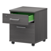 Тумба подкатная с файловым ящиком Аргентум НТ-330Ф Лиственница